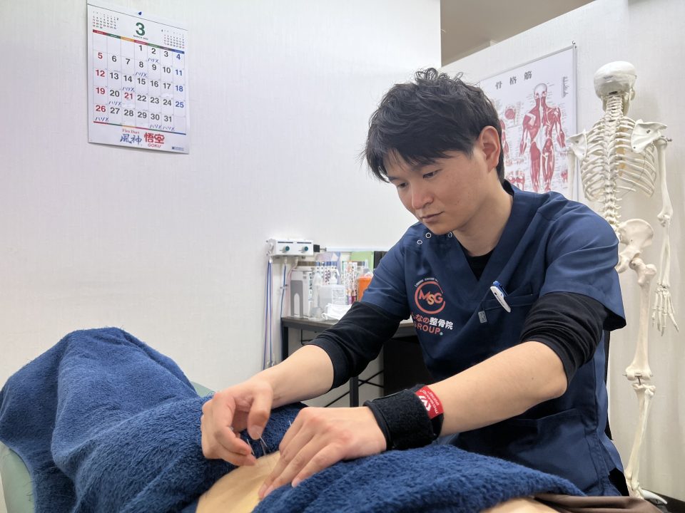 施術の写真