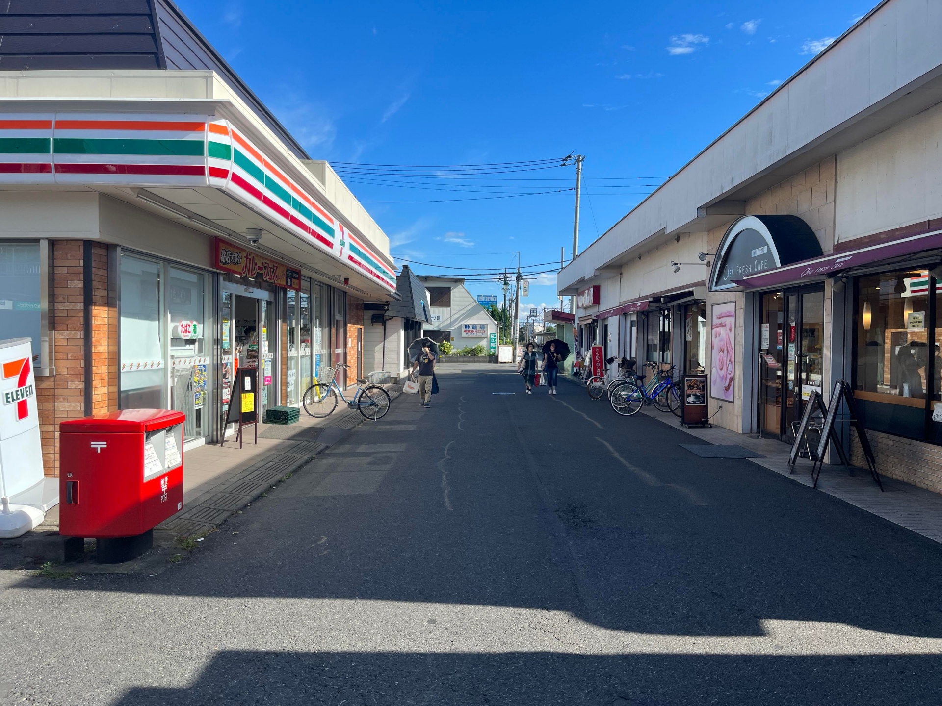 駅前の写真